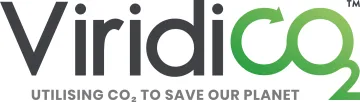 Viridi CO2 Logo Trademark White 1